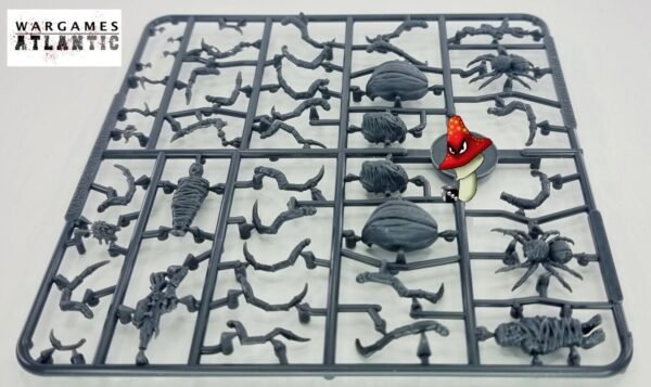 Wargames Atlantic Fantasy Giant Spiders  28mm 1/56 Scale 1 x Sprue Unboxed - Image 4