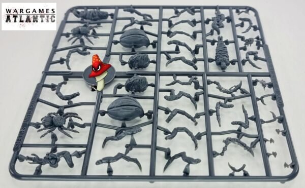 Wargames Atlantic Fantasy Giant Spiders  28mm 1/56 Scale 1 x Sprue Unboxed - Image 6