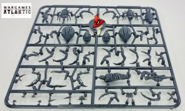 Wargames Atlantic Fantasy Giant Spiders  28mm 1/56 Scale 1 x Sprue Unboxed - Image 7