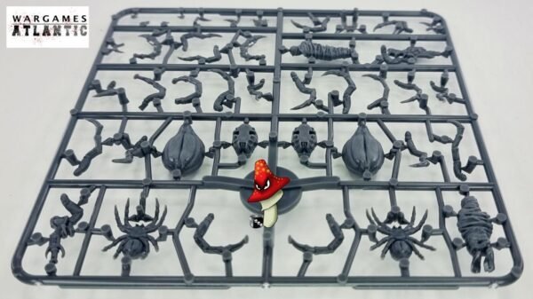 Wargames Atlantic Fantasy Giant Spiders  28mm 1/56 Scale 1 x Sprue Unboxed - Image 10