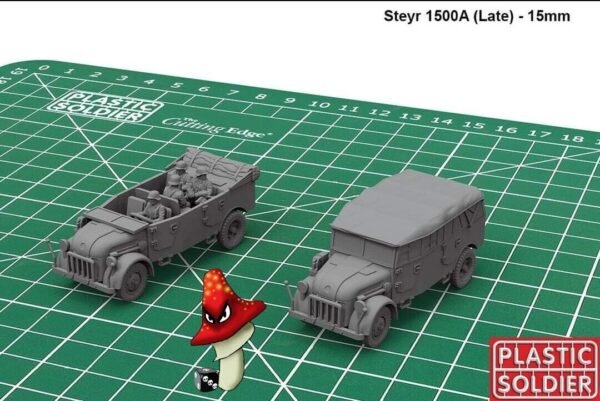 Plastic Soldier Company 15mm German Steyr Heavy Car 1 X Sprue Unboxed WWII 1/100 - Image 4