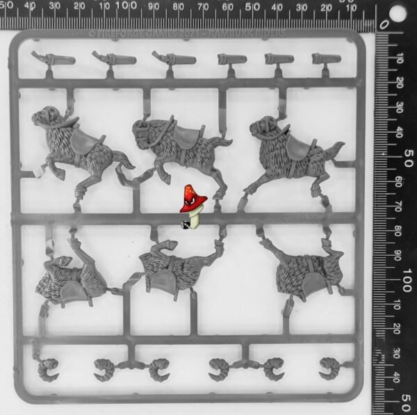 Stone Realm Dwarf Rambukk Riders & Rams plastic Sprues 28mm 1/56 Fireforge - Image 6