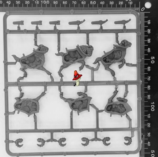 Stone Realm Dwarf Rambukk Riders & Rams plastic Sprues 28mm 1/56 Fireforge - Image 7