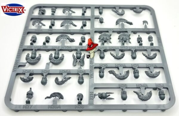 Victrix Greek Hoplite Heads 28mm 1/56 scale 1 x Sprue Wargames Conversions - Image 5