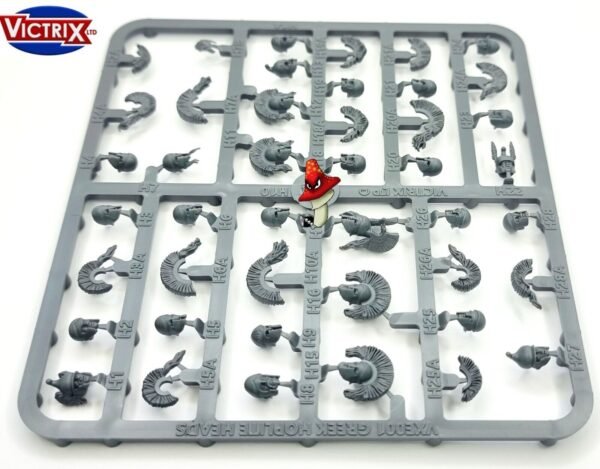 Victrix Greek Hoplite Heads 28mm 1/56 scale 1 x Sprue Wargames Conversions - Image 8