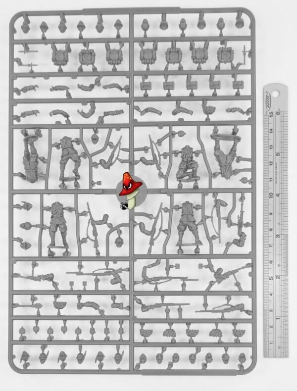 Italian Infantry 1 x plastic sprue Wargames Atlantic World Ablaze 28mm 1/56 WWII - Image 2