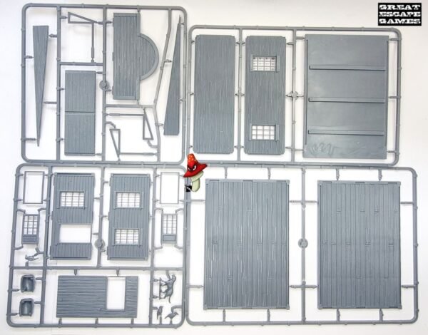 Single Storey Building Sprue No Boardwalks 28mm Dead Man’s Hand Old West Unboxed - Image 2