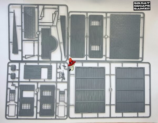 Single Storey Building Sprue No Boardwalks 28mm Dead Man’s Hand Old West Unboxed - Image 3