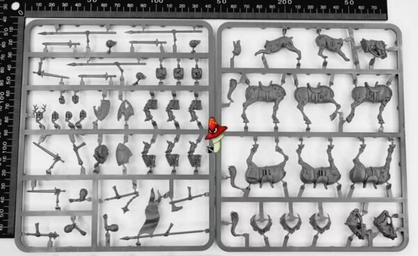 Forgotten Worlds Living Dead Knights Horses & Dog Fireforge Games 28mm sprue - Image 3