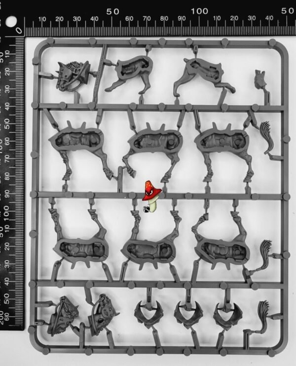 Forgotten Worlds Living Dead Knights Horses & Dog Fireforge Games 28mm sprue - Image 6