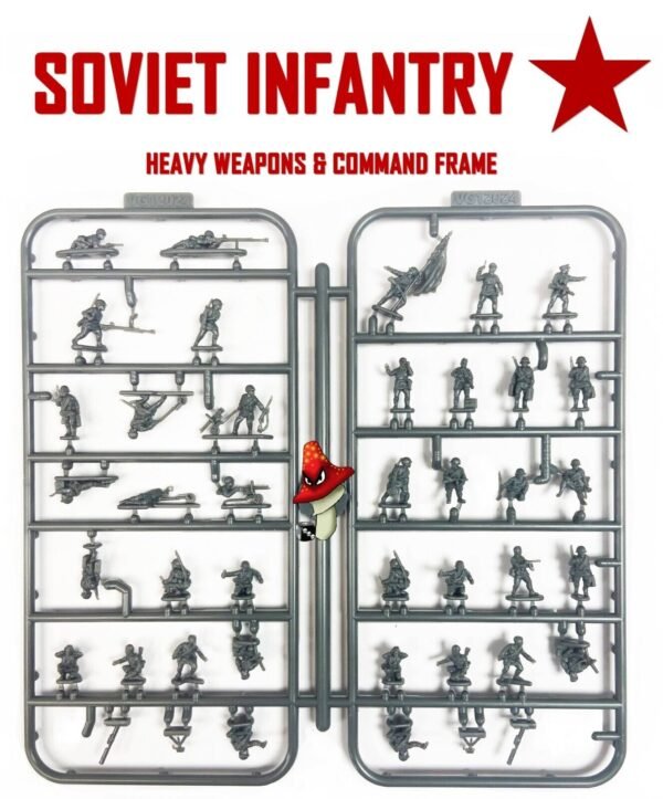 Victrix Soviet Infantry & Heavy Weapons 12mm 1:144 scale WWII 174 figure VG12024 - Image 3