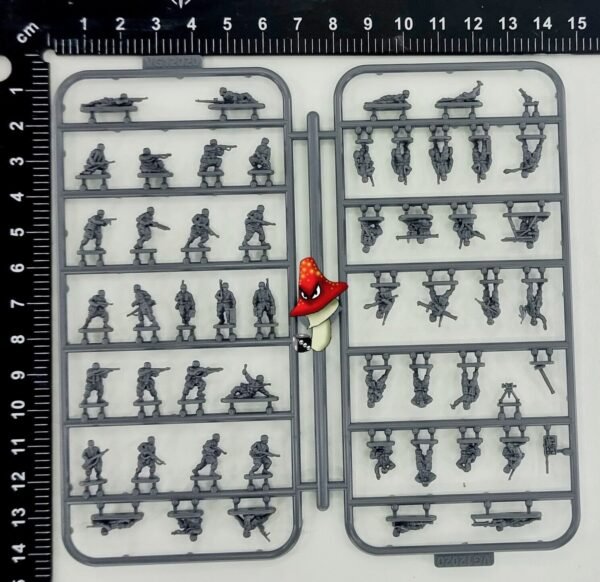 Victrix German Fallschirmjaeger 12mm 1:144 scale WWII 2 x sprues loose VG12020 - Image 3