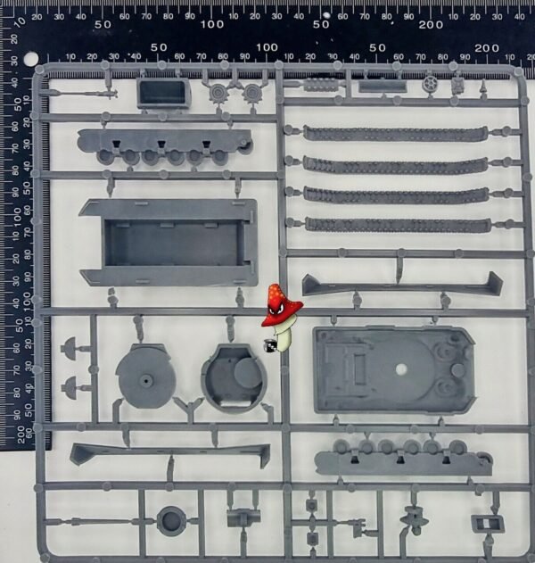 1/72 WW2 US Allied M4A1 75mm Sherman Tank Plastic Soldier Company 1 x sprue - Image 3