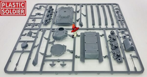 1/72 WW2 US Allied M4A1 75mm Sherman Tank Plastic Soldier Company 1 x sprue - Image 6