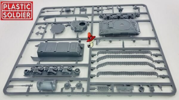 1/72 WW2 US Allied M4A1 75mm Sherman Tank Plastic Soldier Company 1 x sprue - Image 7