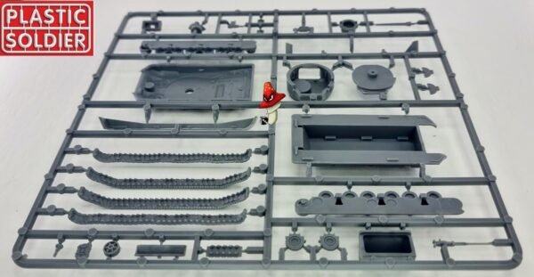 1/72 WW2 US Allied M4A1 75mm Sherman Tank Plastic Soldier Company 1 x sprue - Image 8