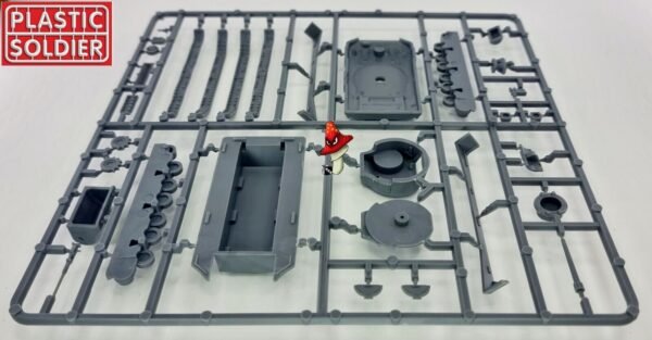 1/72 WW2 US Allied M4A1 75mm Sherman Tank Plastic Soldier Company 1 x sprue - Image 9