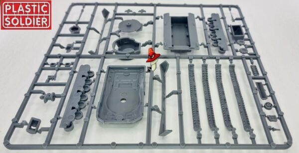 1/72 WW2 US Allied M4A1 75mm Sherman Tank Plastic Soldier Company 1 x sprue - Image 11