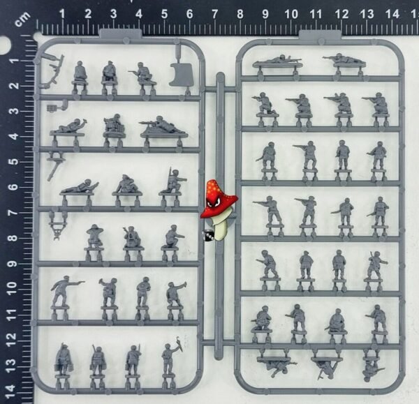 Victrix British British Airborne Paratroopers 12mm 1:144 scale WWII 180 Figures - Image 4