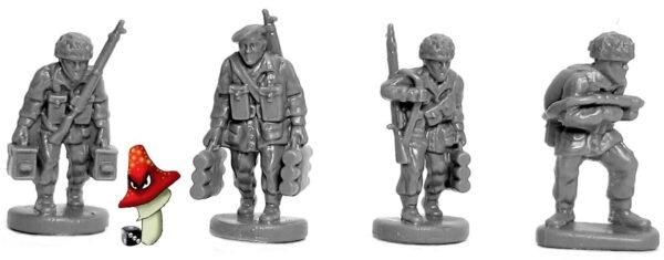 Victrix British British Airborne Paratroopers 12mm 1:144 scale WWII 180 Figures - Image 21