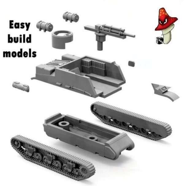 Victrix M7 Priest allied armour 12mm 1:144 scale WWII 1 x plastic sprue VG12017 - Image 2