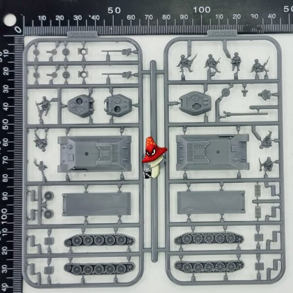Victrix 6 x Soviet T34 76/85 12mm 1:144 scale WWII Tank VG12025 Sprues & Tranfer - Image 5