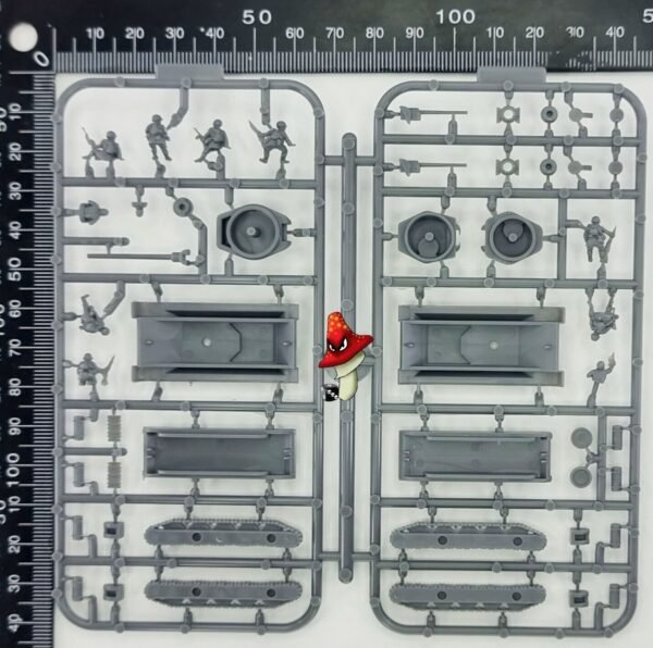 Victrix Soviet T34 76/85 12mm 1:144 scale WWII 1 x plastic sprue set VG12025 - Image 3