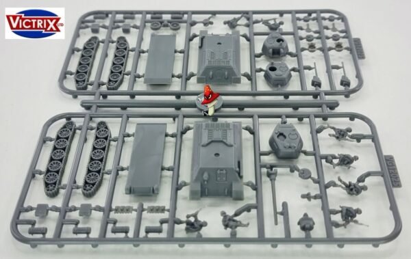 Victrix Soviet T34 76/85 12mm 1:144 scale WWII 1 x plastic sprue set VG12025 - Image 5