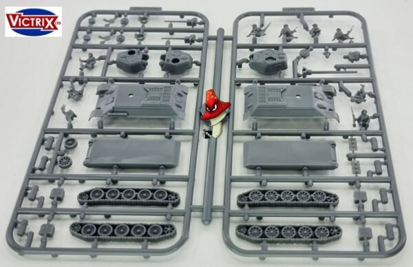 Victrix Soviet T34 76/85 12mm 1:144 scale WWII 1 x plastic sprue set VG12025 - Image 8