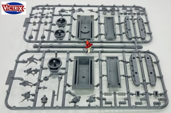 Victrix Soviet T34 76/85 12mm 1:144 scale WWII 1 x plastic sprue set VG12025 - Image 12