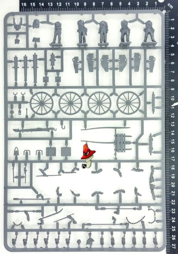 Victrix British Napleonic Foot Artillery 28mm 1/56 1 x sprue unboxed Wargames - Image 2