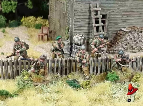 British SAS/Commandos Wargames Atlantic 1/56 28mm scale WWII 1 x sprue Unboxed - Image 5