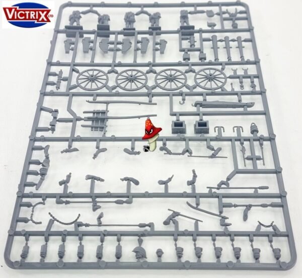 Victrix British Napleonic Foot Artillery 28mm 1/56 1 x sprue unboxed Wargames - Image 5