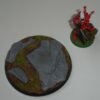 60mm Rock Slate Round Resin scenic Base  sci-fi wargames Warhammer 40K fantasy - Image 5