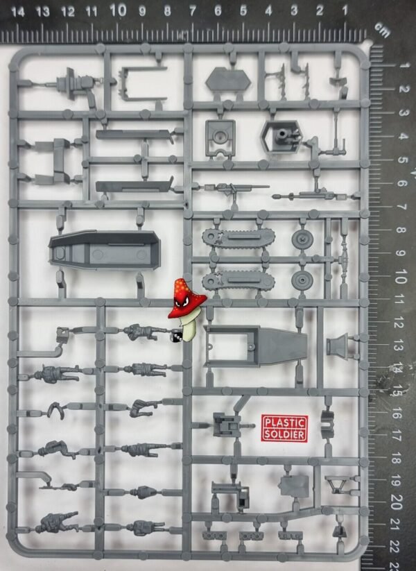 Plastic Soldier Company 15mm WWII German Sdkfz 250 "Neu" Halftrack  1 x Sprue - Image 2