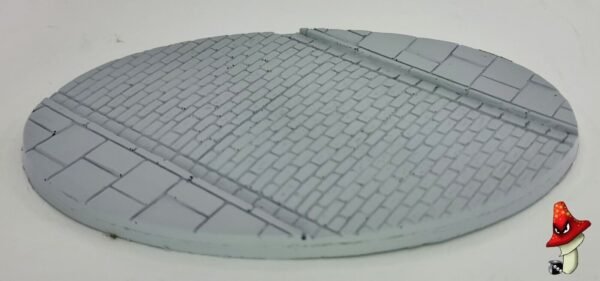 Cobblestone Road 170mm Oval resin base scenic 40k WWII table top wargames