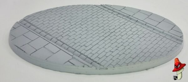 Cobblestone Road 170mm Oval resin base scenic 40k WWII table top wargames - Image 3