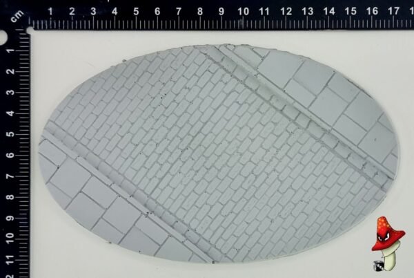 Cobblestone Road 170mm Oval resin base scenic 40k WWII table top wargames - Image 6