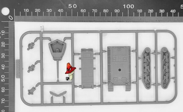 Victrix M10 Wolverine  12mm 1:144 scale WWII 1 x plastic sprue loose VG12007 - Image 2