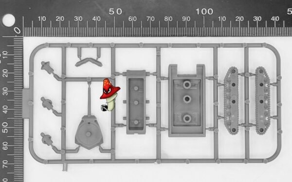 Victrix M10 Wolverine  12mm 1:144 scale WWII 1 x plastic sprue loose VG12007 - Image 3