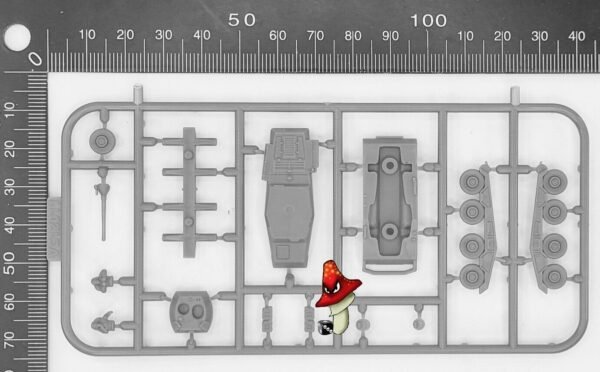 Victrix Sd.Kfz. 234/2 PUMA 12mm 1:144 scale WWII 1 x plastic sprue loose VG12021 - Image 2