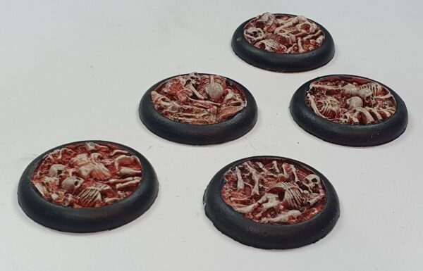 30mm Skulls & Bones DS Round Lipped Resin Bases Warmachine Hordes Malifaux - Image 3