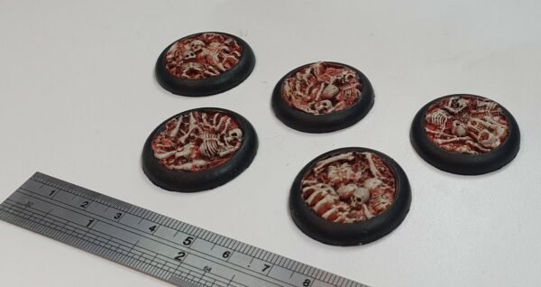 30mm Skulls & Bones DS Round Lipped Resin Bases Warmachine Hordes Malifaux - Image 4