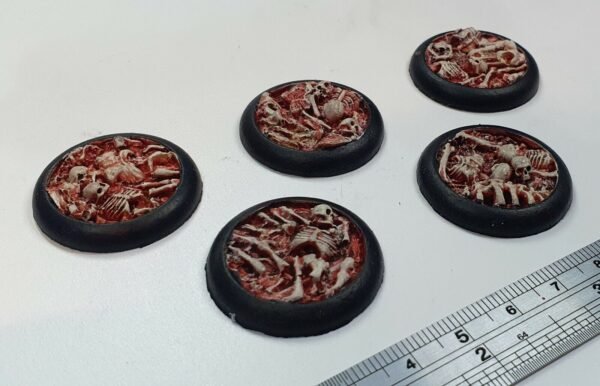 30mm Skulls & Bones DS Round Lipped Resin Bases Warmachine Hordes Malifaux - Image 5