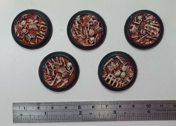 30mm Skulls & Bones DS Round Lipped Resin Bases Warmachine Hordes Malifaux - Image 6