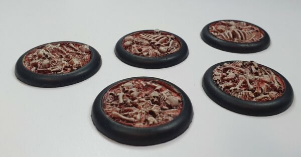 40mm Skulls & Bones DS Round Lipped Resin Bases Warmachine Hordes Malifaux - Image 2