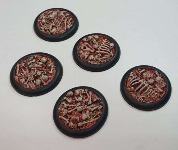 40mm Skulls & Bones DS Round Lipped Resin Bases Warmachine Hordes Malifaux - Image 3