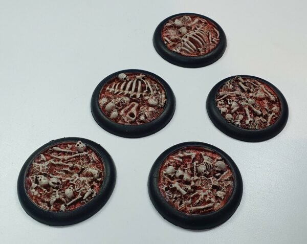 40mm Skulls & Bones DS Round Lipped Resin Bases Warmachine Hordes Malifaux - Image 4