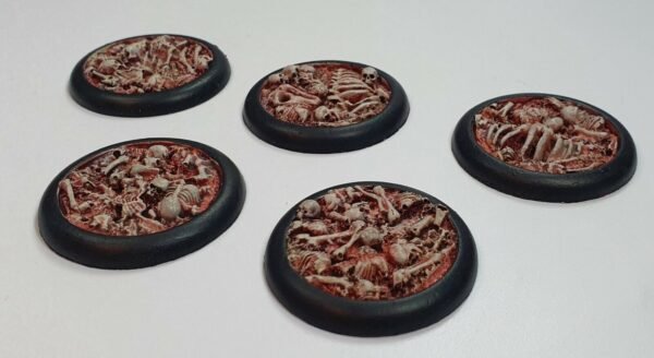 40mm Skulls & Bones DS Round Lipped Resin Bases Warmachine Hordes Malifaux - Image 5