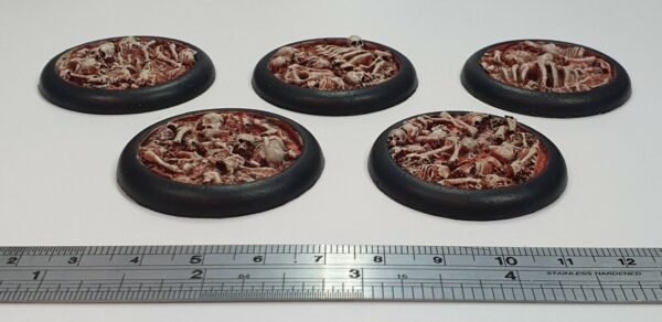 40mm Skulls & Bones DS Round Lipped Resin Bases Warmachine Hordes Malifaux - Image 6